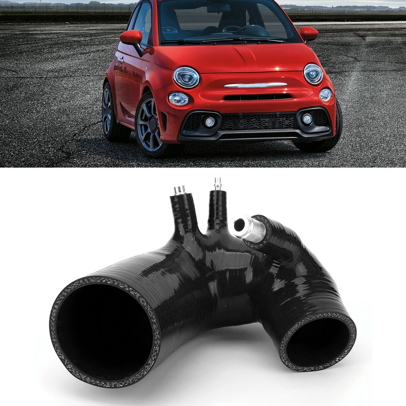 Silicone Intake Hose Pipe Kit Replacement For Fiat Abarth 500
