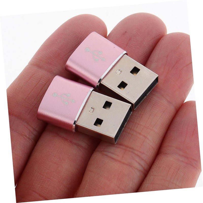 LABRIMP 2 Pack Type-c to USB Adapter Card Reader External