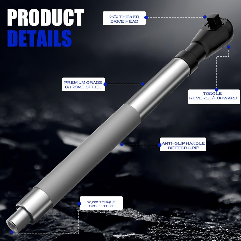 1/2" Offset Extension Wrench Impact for Electric Drill with 3/8"