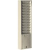 Metal Wall Mounted Time Card Holder Rack, Model 167H, 12