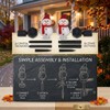 2-Pack Solar Snowman Christmas Stake Lights for Outdoor Décor –