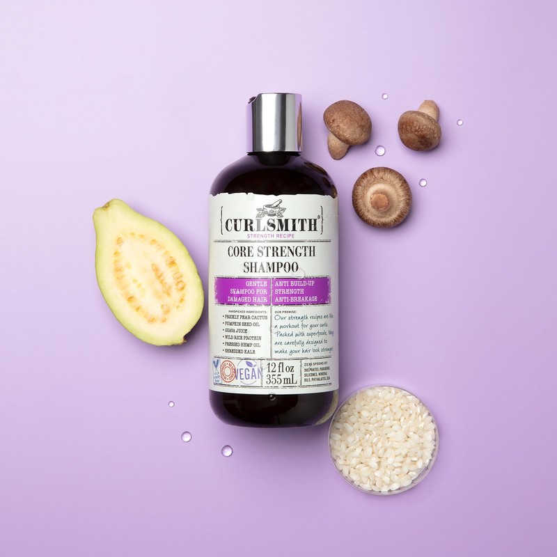 Curlsmith - Core Strength Shampoo - Gentle Protein Rich Shampoo