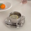 180ml Insulated Coffee Cup Set 304 Stainless Steel Double Walled