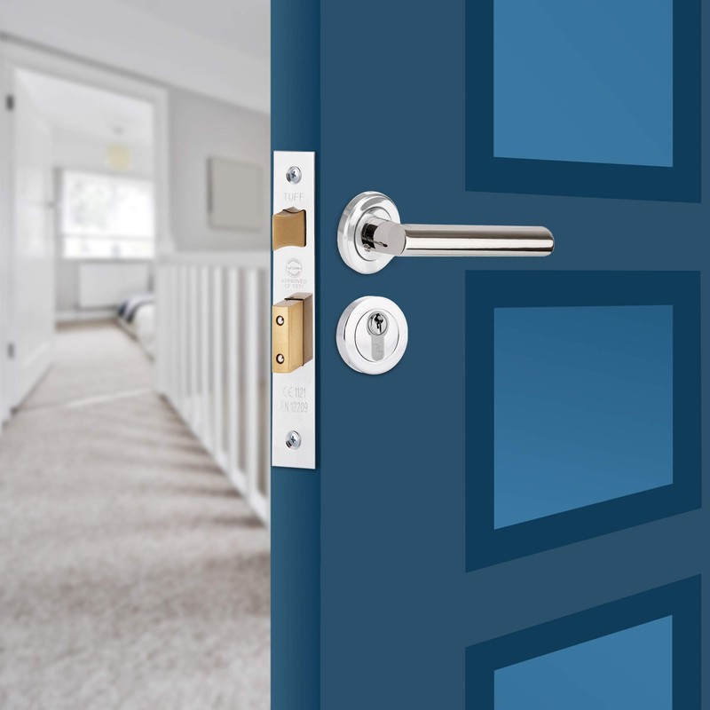 XFORT® 2 Pack Euro Escutcheons Polished Chrome, Escutcheon Keyhole Cover,