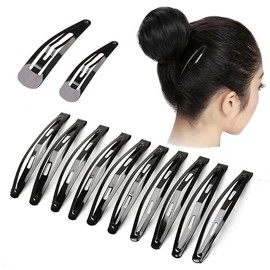 Hair Pin with Black Water Drops, Snap Hair Clip, Hair Clip for Adults, Clamp Fine Hair, Hair Pin Hair Accessories, Small and Portable, Hair Accessories for Girls