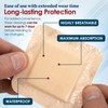MEDca Silicone Foam Dressing w/Adhesive Border 3"x3" (Pack of 10)