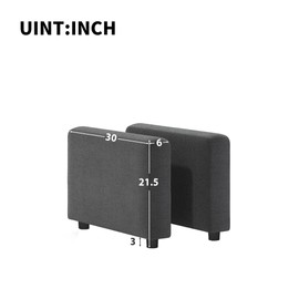 TREATLIFE HOME Armrests Module for Modular Sectional Sofa, Convenient Storage and USB Charger, Chenille Fabric, Left and Right Options