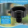 Wantmatch 250 Gallon IBC Water tote Hose Adapter, IBC Drain