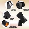 2pcs Microphone Clips, Adjustable Microphone Mount Clip Microphone Stand Clip