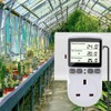 POFET Digital Display Thermostat 230V Thermostat Socket Countdown Switch Socket