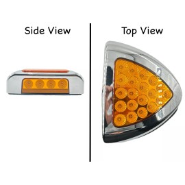 TRUX TLED-PSH Amber Turn & Marker Peterbilt Headlight Turn Signal LED Light