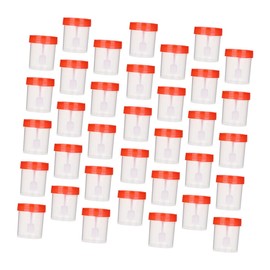 Gatuida 100pcs Sealed Specimen Container Kit Sampling Cups Test Cups Screw Lid for Lab Random Color