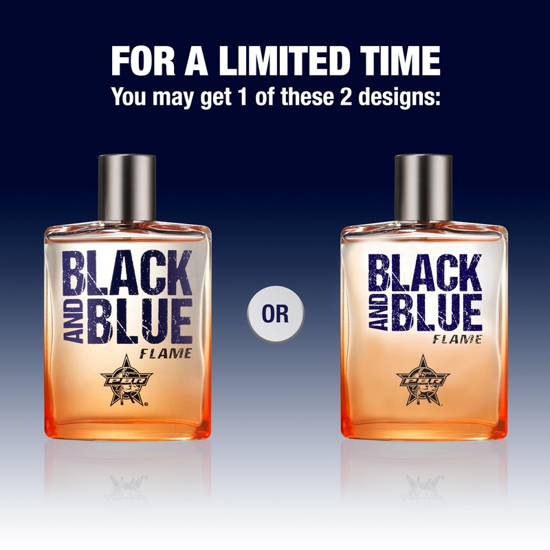 Tru Western PBR Black and Blue Flame Men’s Cologne Spray