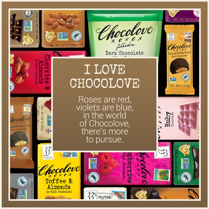 Chocolove Extra Strong Dark Chocolate Bars | 77% Cocoa |