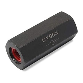 Summit Hydraulics CV06S Carbon Steel In-Line Check Valve, 8 GPM, 5000 PSI, #6 SAE Ports