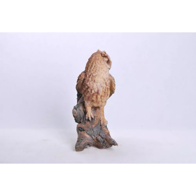 Hi-Line Gift 14.5" H Great Horned Owl Resin Garden Statue