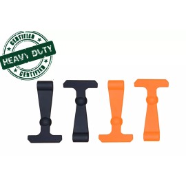 Unbranded/Generic Replacement Rubber Draw T Latches for Rotomolded Coolers RTIC YETI Compatible - RTIC Compatible (Matte Orange)