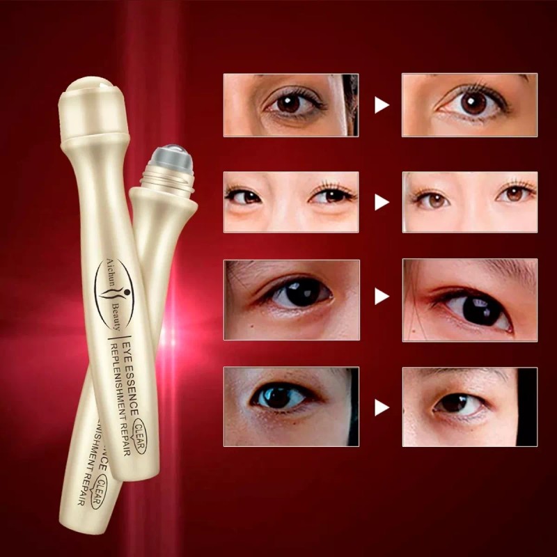 Aichun Beauty Serum Roll On Ojos Cansados Oscuros Y Líneas