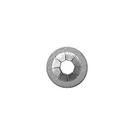 Auveco 1/8" Stud Flat Push-On Retainer 3/8" O.D.  Box of 100