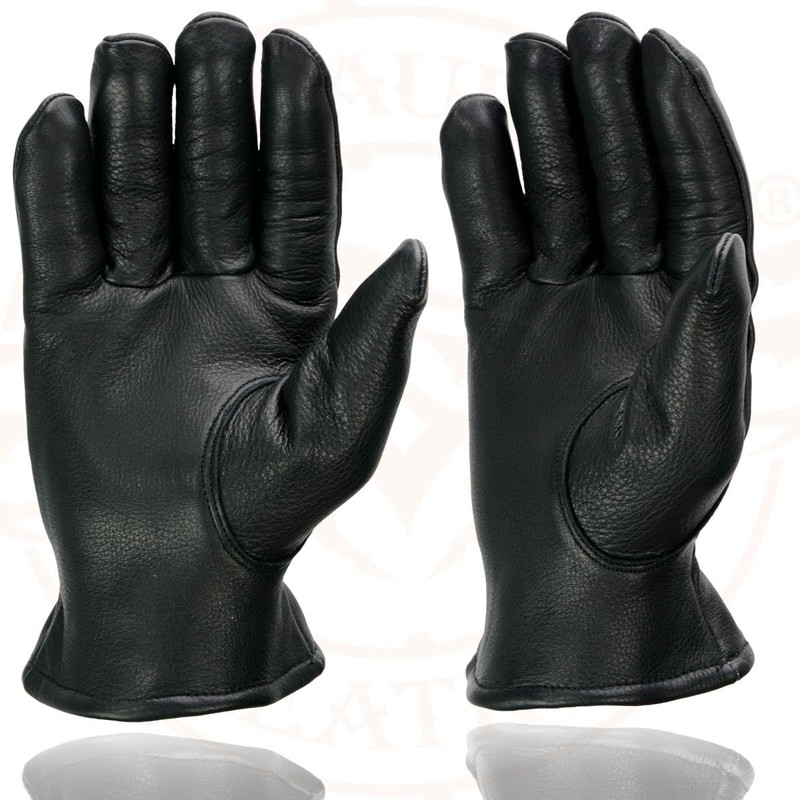 Milwaukee Leather Men's USA Deerskin Driving Motorcycle Hand Gloves -