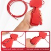 Adjustable Cable Lockout Industrial Valve Shutdown Tagout Stainless Steel Safety