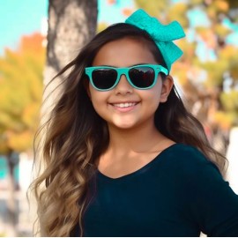 owl KIDS SUNGLASSES TURQUOISE POLARIZED DARK LENS PROTECT CHILD'S EYES FROM UVB &BAG