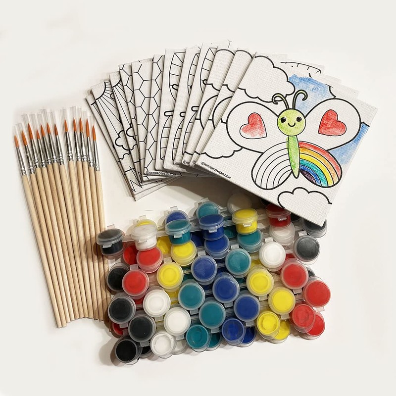 Mini Canvas and Paint Set (Happy)