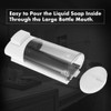 CHUANGDIAN Wall-mounted Single Bottle Manual Soap Dispenser Shampoo Box Rest