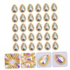 Baluue 30pcs Nail Gems Rhinestone for Nail Art Elegant Christmas