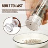 AGIgear Acrylic Pepper Pepper Mill,Adjustable Coarseness Manual Pepper Mill and