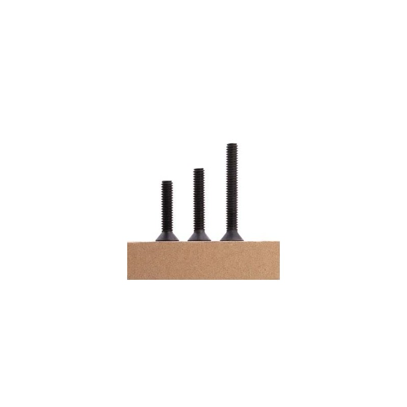 M4-0.7 x 8mm (100 PCS) Countersunk Head Socket Cap Screws,