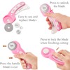 45mm Rotary Cutter with 5pcs Extra Blades, Ergonomic Handle Rolling