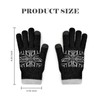 Yonchic Winter Wool Knit Gloves for Men Women, Fleece Lined