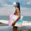CAMTOP Waterproof Beach Tote Bag for Women Girls with Zipper