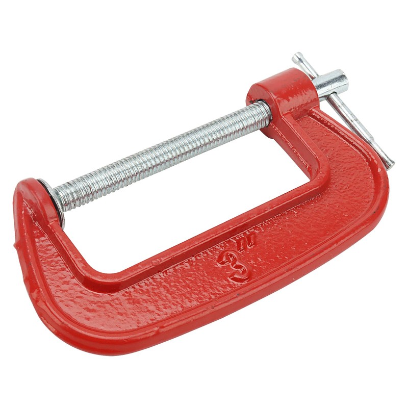 SENJEOK 12 PCS 3 Inch C Clamps, Malleable Iron G
