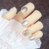 Girly Nails Lovely Li Silver Glitter 24pcs Nail Tips for