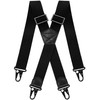 Gucass Men's X-Shape Braces, 3.8 cm Wide, Extra Strong, Elastic,