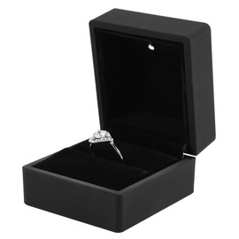 Caja de Regalo de joyería con luz LED Collar Pulsera Anillos Colgante Estuche de Almacenamiento para la Propuesta de Boda Compromiso del día de San Valentín Cumpleaños Encantos