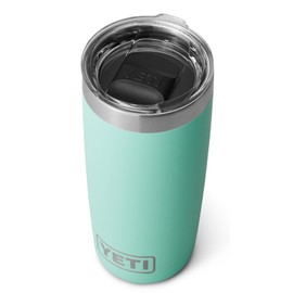 YETI Rambler Tumbler, Vaccum Insulated Stainless Steel Tumbler with Magslider Lid, Seafoam, 10 oz (296 ml)