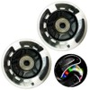 MOVEGU 3 Wheel Scooter Rear Wheel (Black x 2)