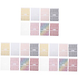 Baluue 3sets Charming Nail Art Decor Heart Nail Sticker for Women Girls 8sheets*3