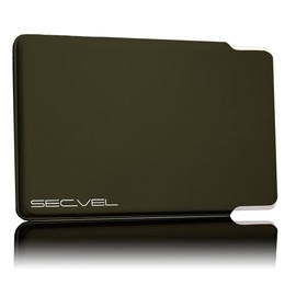 SECVEL card protection sleeve young style - PROTECTION against RFID/NFC and magnetic fields - Espresso