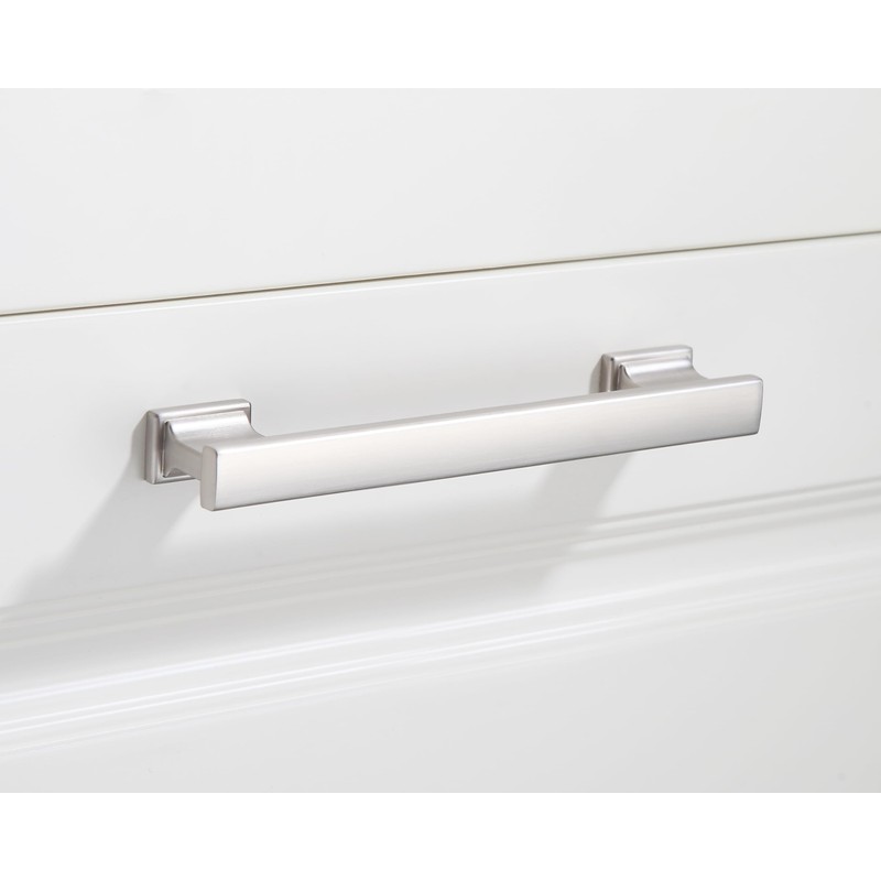 GOFFIDECO 10 Pack 5 Inch(128mm) Brushed Satin Nickel Kitchen Cabinet