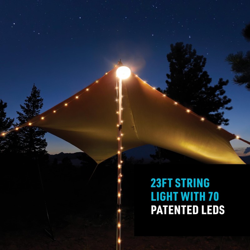 Nite Ize Radiant Starlit Rechargeable Lantern and String Light -