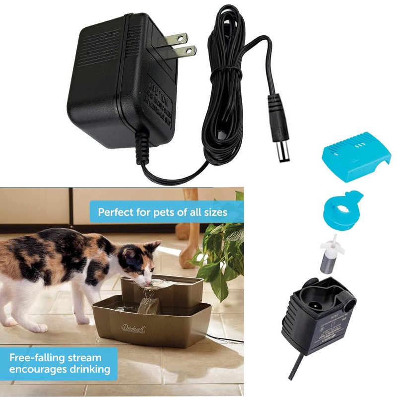 UPMMUD 12V Power Supply Adapter, Replacement for PetSafe Drinkwell 360