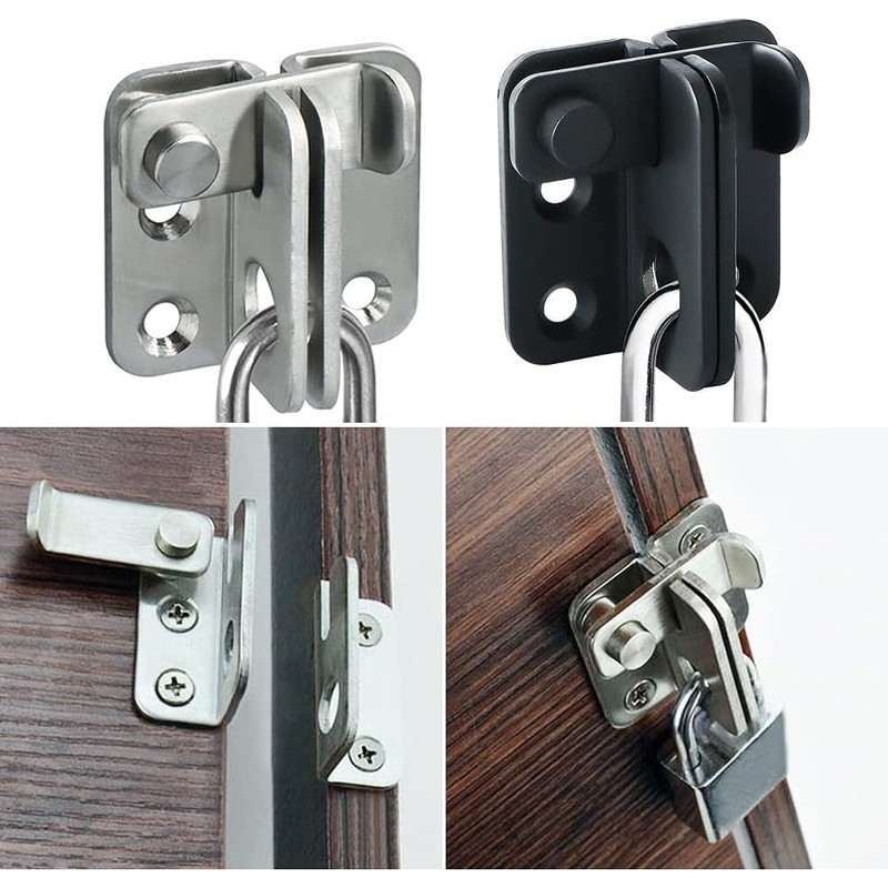 Sayayo Slide Bolt Door Lock Gate Latch Tiny Padlock Hasp