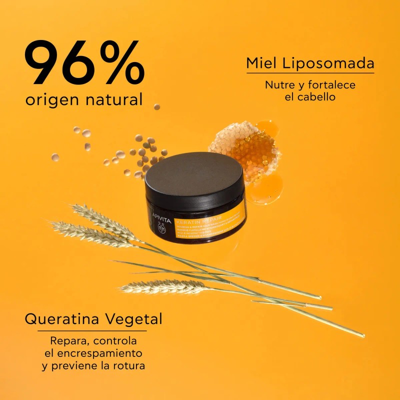 Mascarilla Capilar Nutritiva Y Reparadora 200ml Apivita