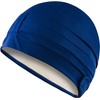 Aqua Speed Retro Swimming Cap, Women's Swimming Cap, Blue, Women's