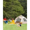 Instant Tent 2-3 Person (Beige) - Automatic Pop Up Camping