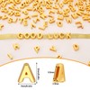 Augshy 700Pcs Gold Large Letter Beads,A-Z Mixed Big Alphabet Shape
